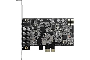 Creative Sound Blaster Audigy Fx Pro Hi-res PCI-e Sound Card with 7.1 Discrete and Virtual Surround, and AutoEq for PC