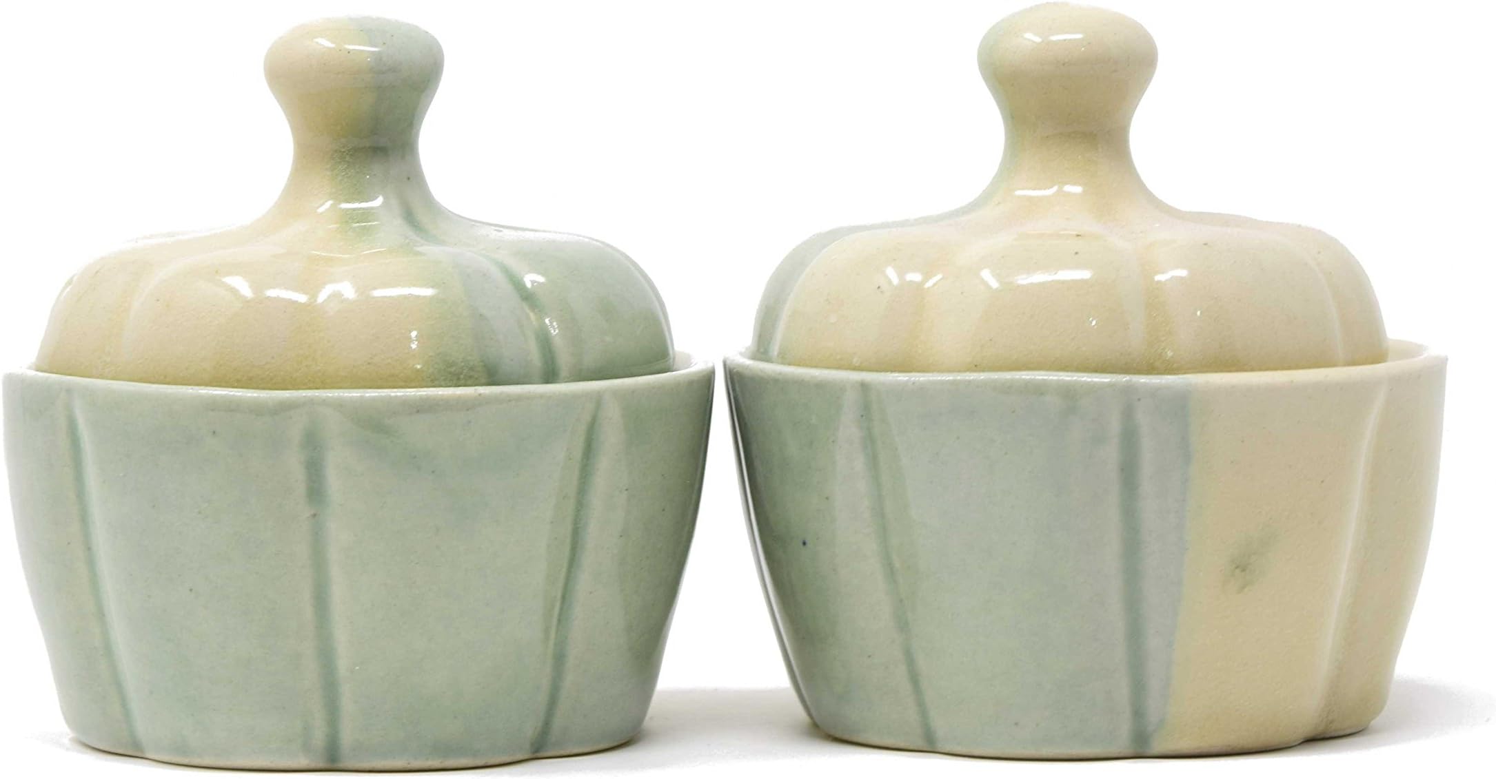 The Himalayan Goods Company Ceramic Butter or Serving Bowl with Lid