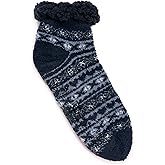MUK LUKS mens Refined Cozy Shortie Cabin Socks