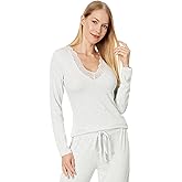 PJ Salvage Women's Loungewear Lacey Basics Long Sleeve Top