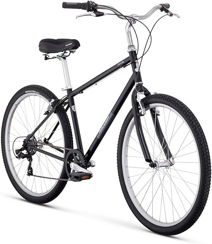 Amazon Com Raleigh Bikes Venture Comfort Bike 17 Medium Black