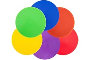 VHXORRZ Spot Markers 9 Inch 10 Inch Non-Slip Rubber Agility Markers for Football, Basketball Training Markers, Dance Practice and Drills with Flat Cones Points