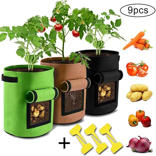 INTVN 3 Bolsa para Cultivo de Patatas, Sacos para Plantas ...