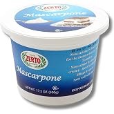 Zerto Mascarpone Cheese 17.6 oz (500 g) Authentic Italian-Style Creamy Cheese