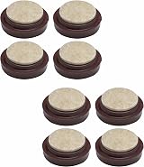 SUL Castor Cup Felt Pad Non Slip Floor Protector 50mm Glide Chair Leg Sofa Wood