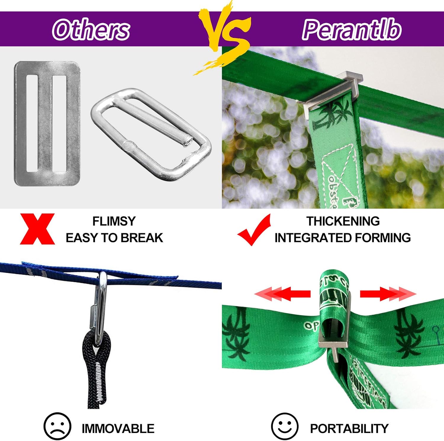 Ninja Warrior Obstacle Course for Kids - Ninja Slackline 52' with 11 Accessories for Kids, Includes Swing, Obstacle Net ,rope ladder,Slackline Gymnastic Bar, Become a Ninja Warrior - Ninja Line: Toys & Games