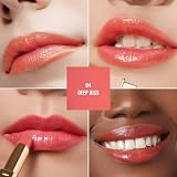 Oulac Moisturising Lipstick Coral Peach Hydrating Shine Vegan Cruelty-Free 04 view 3
