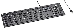 Amazon Basics Wired QWERTY