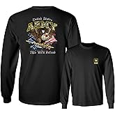 US Army This We'll Defend T-Shirt Long Sleeve Army Logo Front and Back Tee
