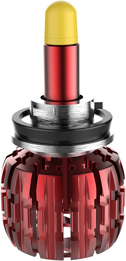 Urange 360° Degree Car Automotive LED Headlight Conversion Kit Beam Bulbs H11 H9 H8 70w 7000Lm 6K/8K Cool White CREE 2 Year Warranty-Blind zone FREE (Crystal White)