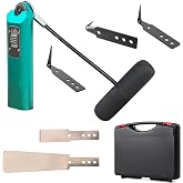 LUAZEX Windshield Removal Tools Car Window Glass Urethane Scraper Tool Set | Universal Car Windscreen Quick Release Cold Knife Windshield and （green）