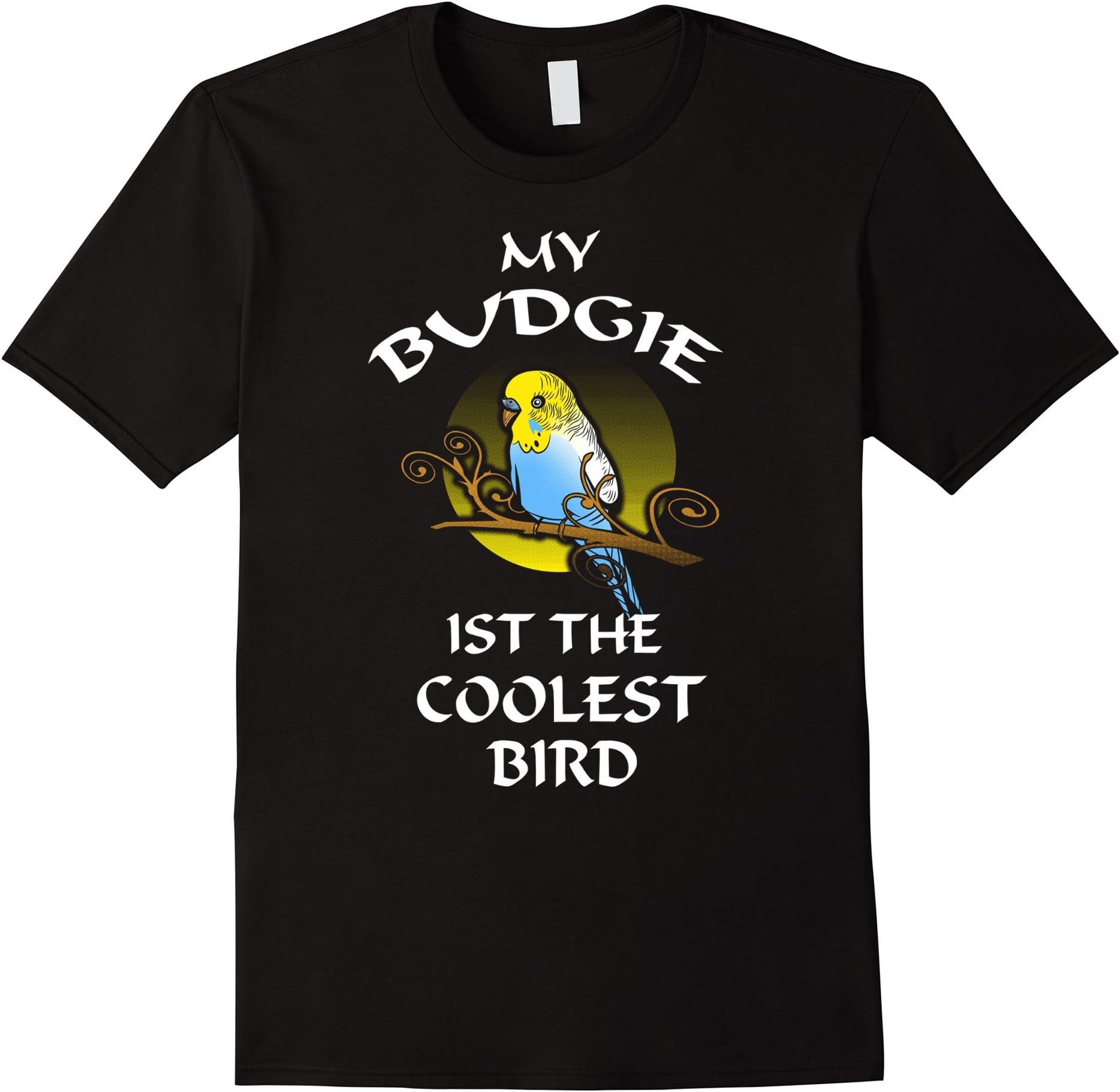 Budgie Bird Budgerigar Shirt Male 3XL Black