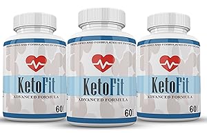 ADVANCED LIFE SCIENCE Keto Fit, Advanced Ketogenic Pill Formula 1300mg, KetoFit, Made in The USA, (3 Bottle Pack), 90 Day Supply Tank