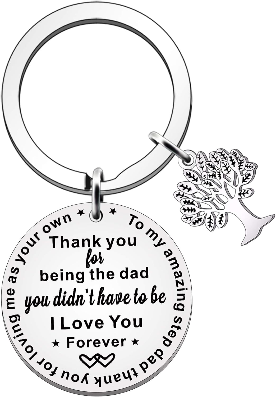 JETTOP Step Dad Gifts Step Mum Gifts Mother in Law Father In Law Gifts Birthday Christmas Mothers Day Fathers Day Presents DNA Doesn't Make You Family Love Does