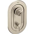 Moen T2900BN Gibson Posi-Temp with Built-in 3-Function Transfer Valve Trim Kit, Multi-Function Shower Handle, Contemporary Shower Diverter with Three Shower Settings, Valve Required, Brushed Nickel