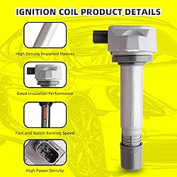 MOAUTO Set of 4 Ignition Coils Pack UF582