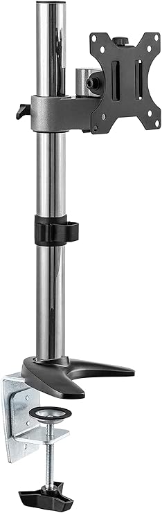 Ricoo Ts2411 Monitorstandaard Voor Ca 13 30 Inch 33 76 Cm Zwenkbaar Kantelbaar Monitorhouder Beeldschermstandaard Monitor Houder Tafel Standaard Vesa 75x75 100x100 Zilvergrijs Amazon Nl