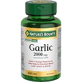 Nature's Bounty Garlic 2000mg, 200 Tablets