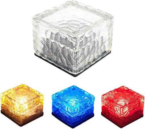 Amazon Co Jp センサーライト ソーラー充電 Led Simple Do ソーラーライト アイスレンガ Ip68防水 ガーデン パスライト 屋外 室内 光センサー感知 ナイトライト 夜間照明 自動点灯消灯 地下灯 高輝度 省エネ 屋外 芝生 庭 玄関先 車道 照明 色変換 マルチカラー カメラ