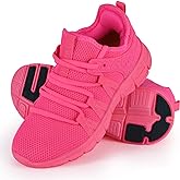 INZCOU Running Shoes Lightweight Tennis Shoes Non Slip Gym Workout Shoes Breathable Mesh Walking Sneakers