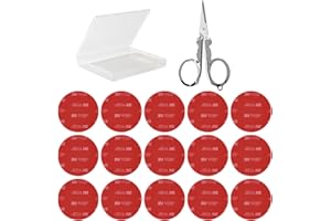 HNMZDS Double Sided Tape, 3M VHB Heavy Duty Mounting Tape Pad Sticker Strong Adhesive Tape Waterproof Foam Tape for Indoor and Out Door, Home Decoration, Car (2in Round 16Pcs)