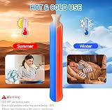 URBZUE Long 2L Hot Water Bottle with Soft Fluffy Cover 73x14cm view 4