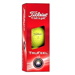 Titleist TruFeel Golf Balls, Yellow