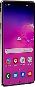 SAM Galaxy S10 Smartphone SM G973F, 4G, International Version (No US Warranty), 128GB 8GB RAM, Prism Black - Unlocked