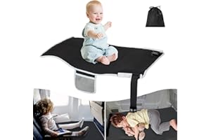 FOTN Toddler Airplane Bed, Airplane Seat Extender for Kids,Safe Baby Plane Travel Essentials, Portable Long Trip Flyaway Seat