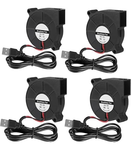 WINSINN 5015 Lüfter – 4 Stück, 24V, 7500 U/min Für 3D-Drucker & PC-Kühlung