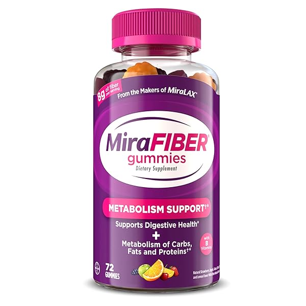 MIRAFIBER GUMMIES FROM THE MAKERS OF MIRALAX, 8G...