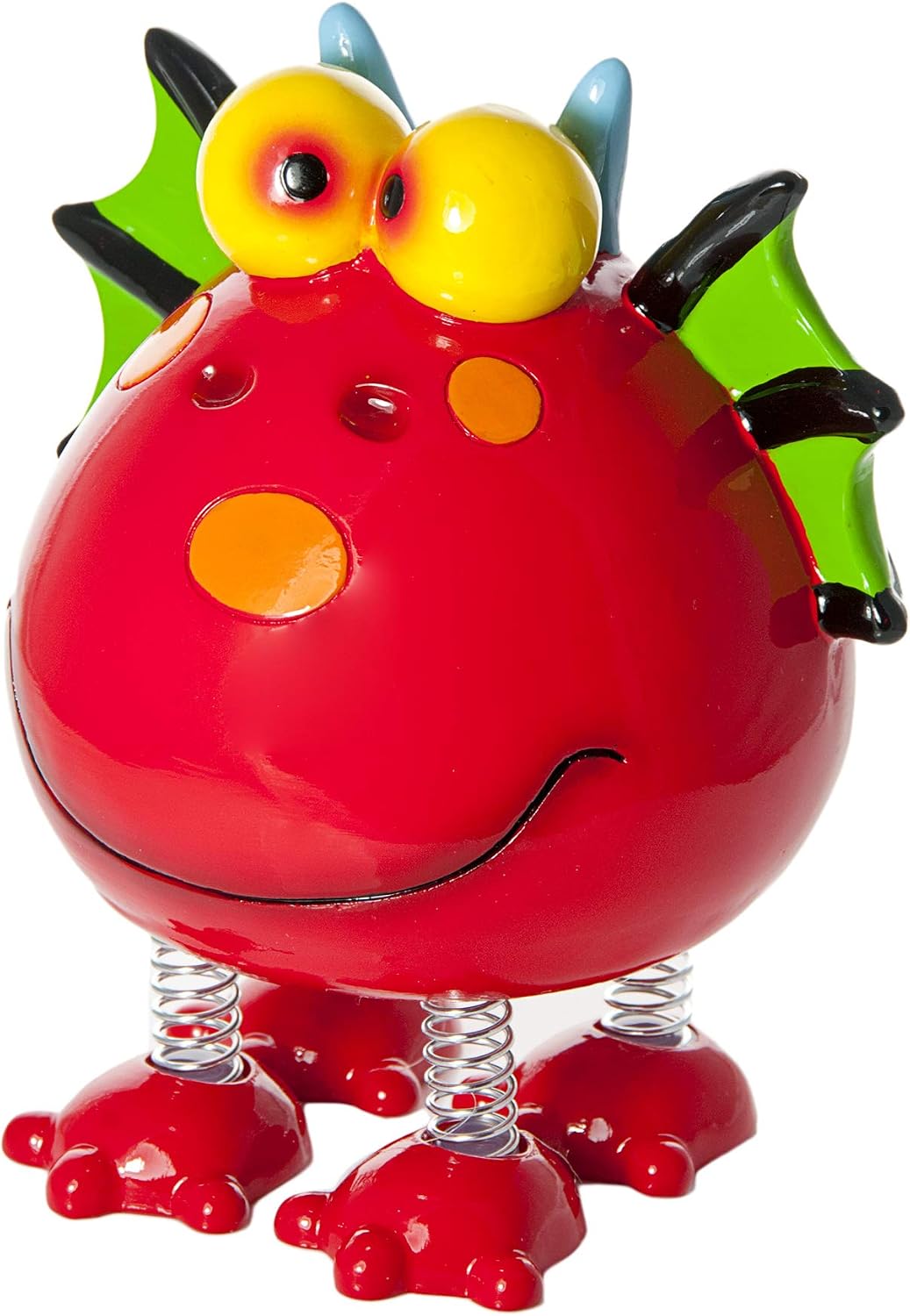 Mousehouse Gifts, Red Dinosaur Piggy Bank with Spring Legs, Charming Money Box for Kids Boys & Girls, Multicolor - Image 3