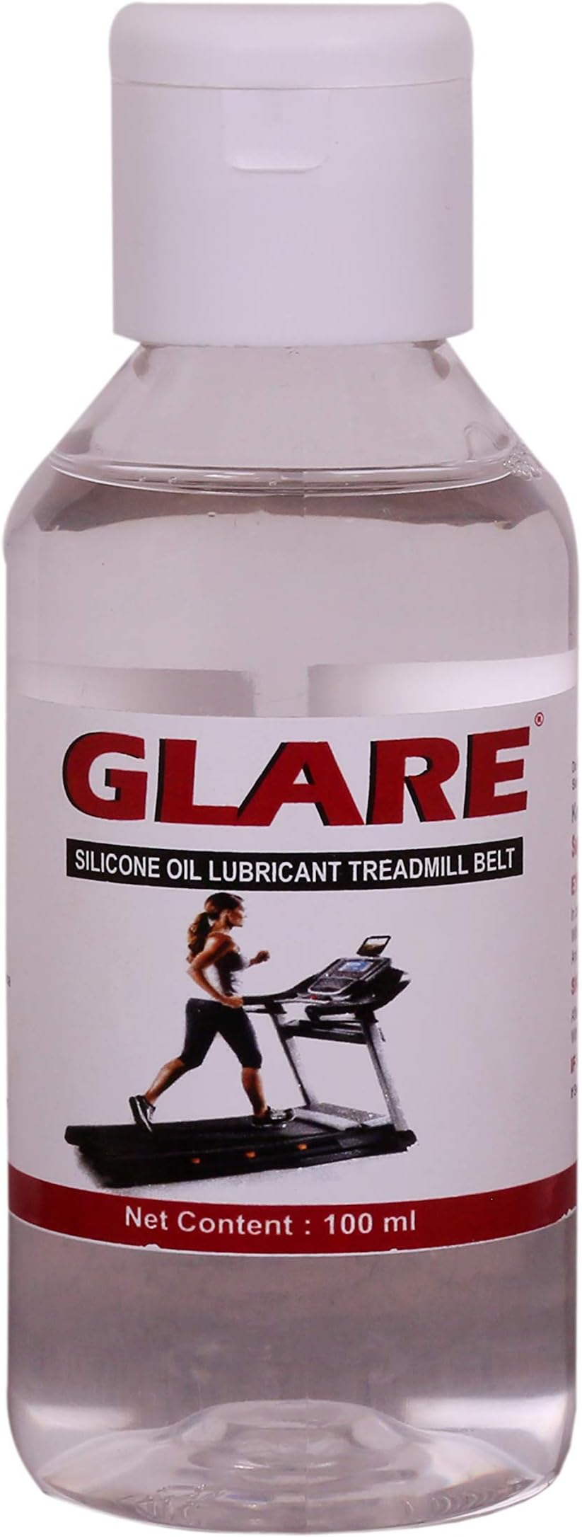 GLARE INDIA Treadmill Belt Silicone Oil Lubricant In Easy Dispenser Bottle (100 ml)