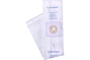 Janitized JAN-CXMT-2(10) Premium Replacement Commercial Vacuum Paper Bag, Nobles MagnaTwin, Nobles S-Vac, Tennant 3240 and 32