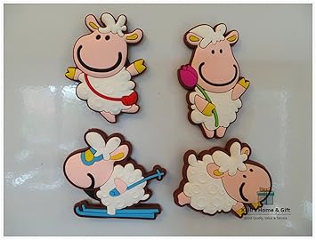 kailiz Set gato, vaca, oveja, búho, figuras de animales de granja ...