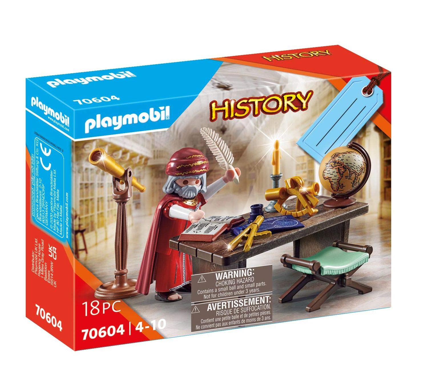 PLAYMOBIL History 70604 Gift Set Stargucker 4 Years and Above