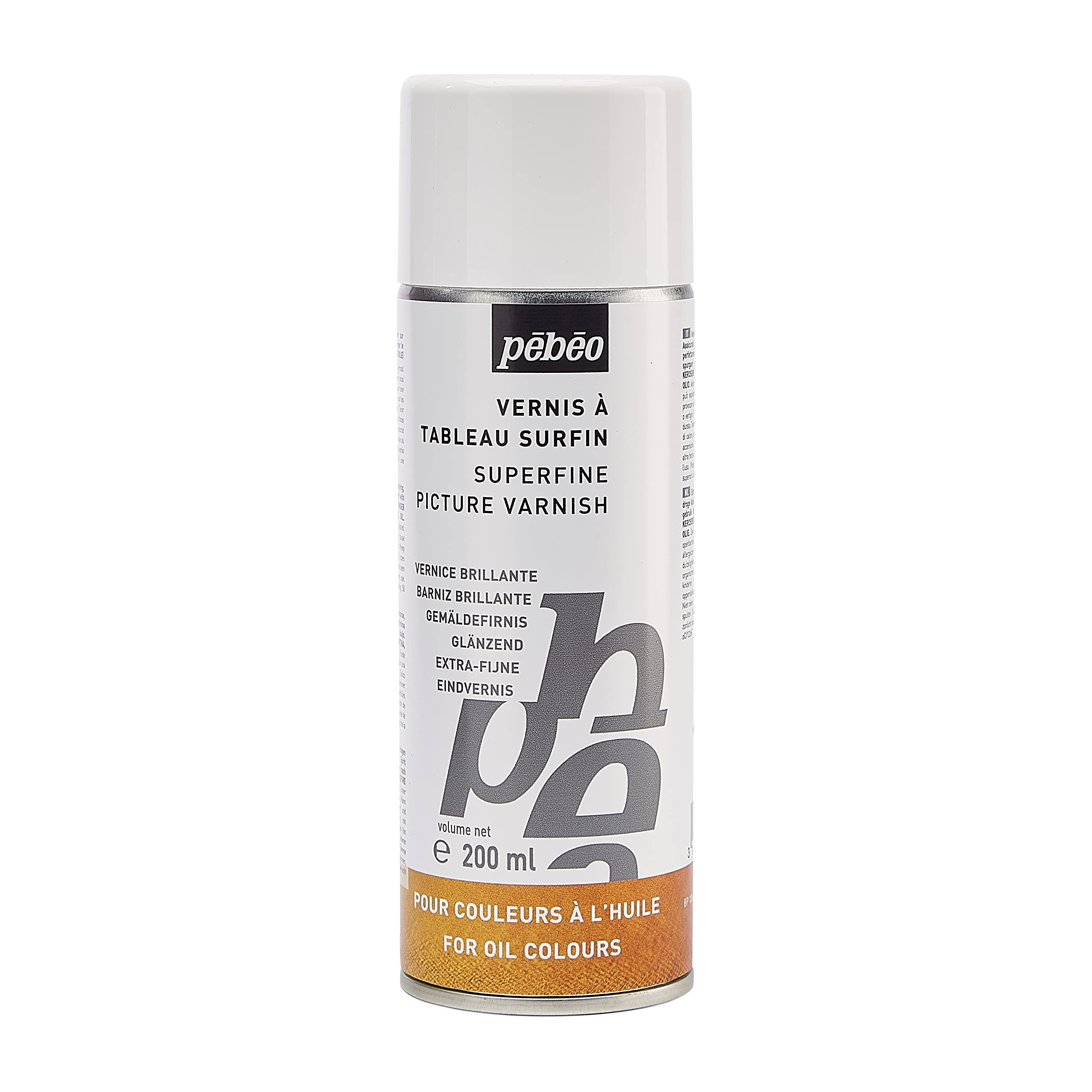 Pebeo 650706 200 ml Superfine Picture Varnish Spray, Transparent