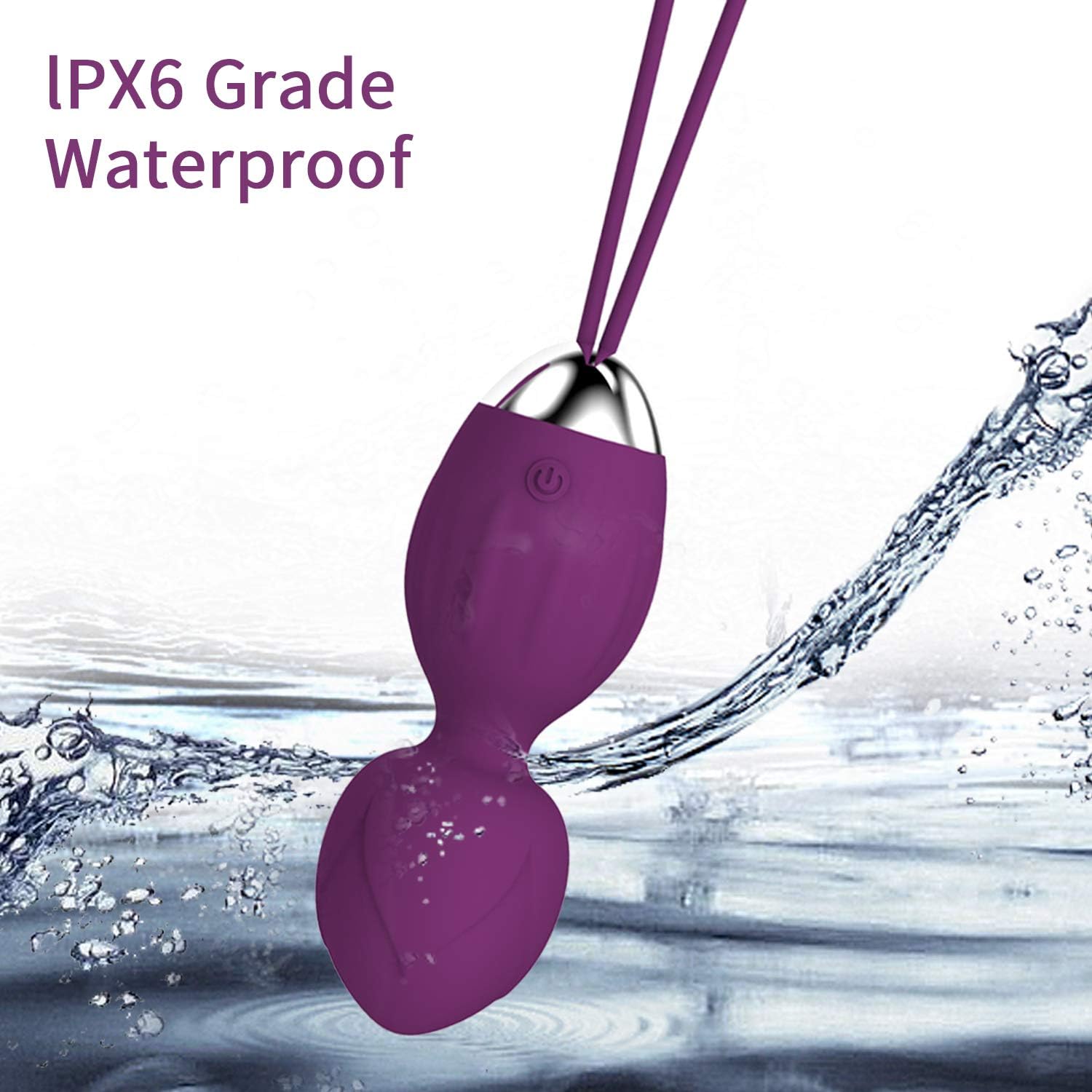 Kegel Balls for Women Ben Wa Balls Pelvic Floor Exercises and Tightening for Beginners & Advanced Kegel Exercise Weights (Purple): Health & Personal Care