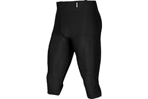 CHAMPRO boys Youth Blocker Traditional Polyester Spandex Football Game Pant, Black, Large US