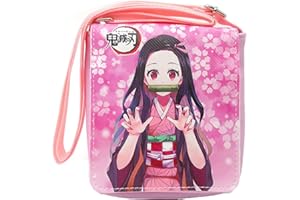 Gonii Cute Nezuko Cosplay Shoulder Bags,Cute Backpack for Nezuko,Anime Messenger Bags GIft for Anime Fans