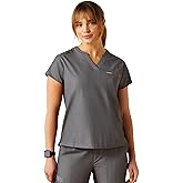 Ariat Womens Eliza Two Pocket Fashion Scrub Top