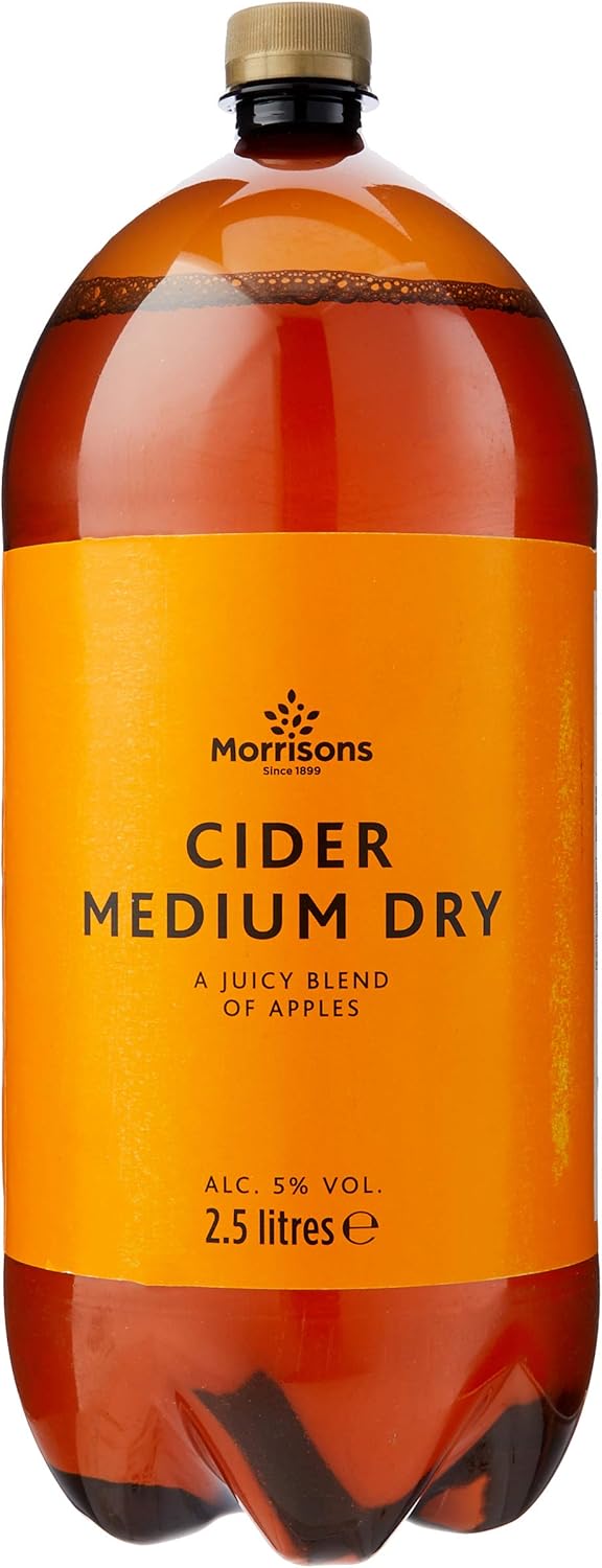 Morrisons Medium Dry Apple Cider, 2.5L Amazon.co.uk Prime Pantry