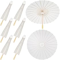 Amazon.com: Sadnyy 33 Inches Paper Umbrellas Paper Decorative 