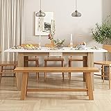Homsee Extendable Dining Table for 6-10