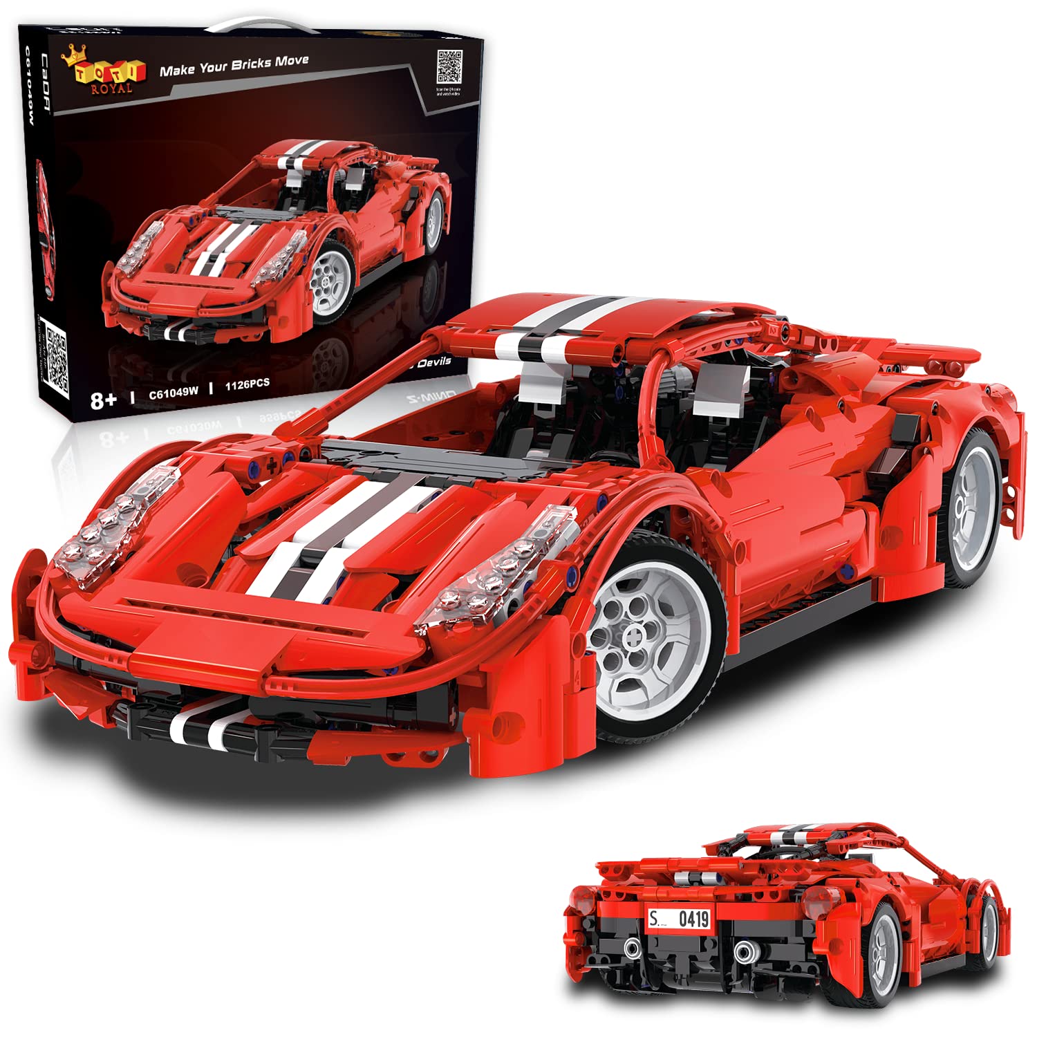 Mua Build Your Own Supercar Kit | NEW 2023 Model Race Car Technic ...