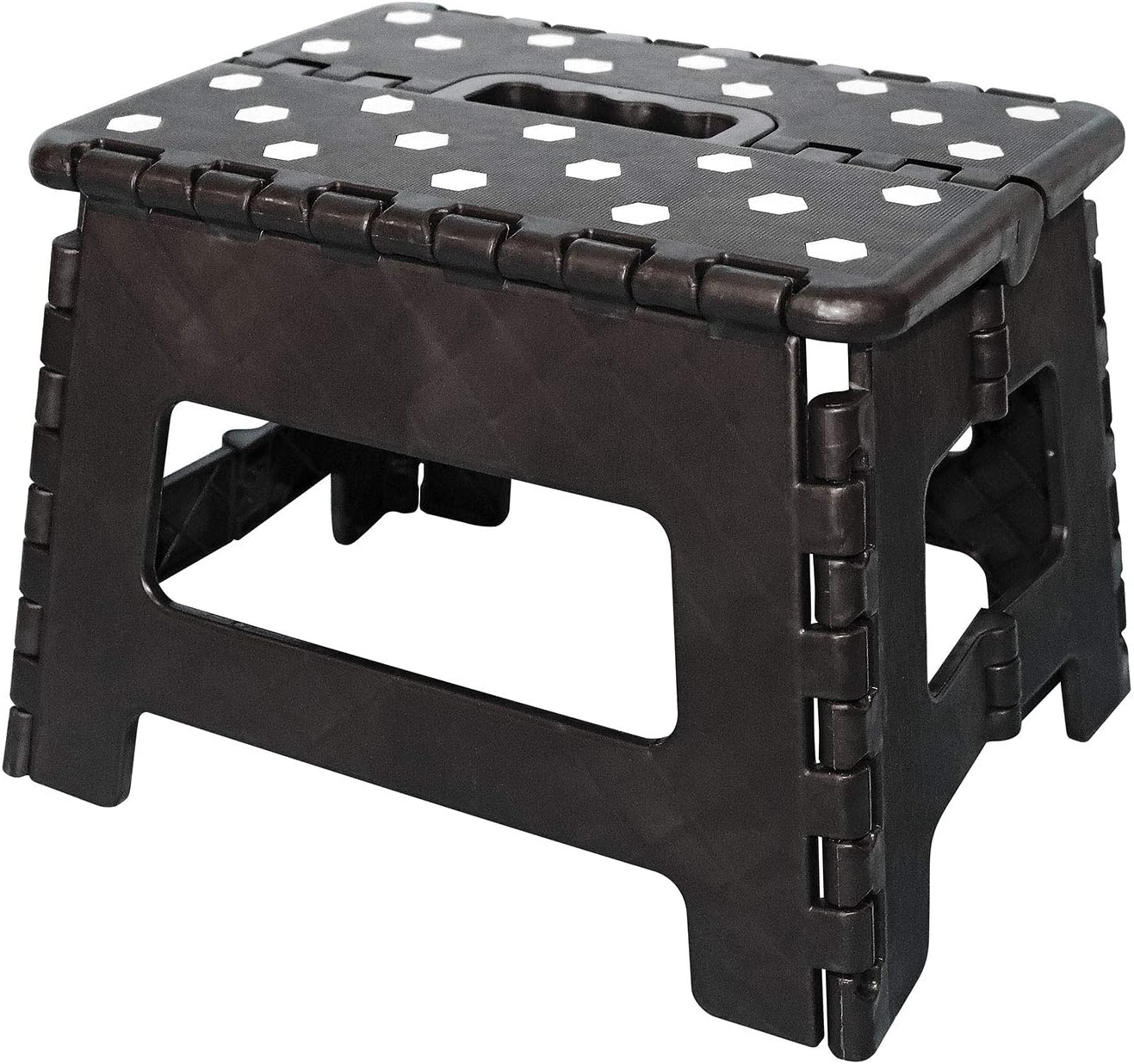 Taylor & Brown MultiPurpose AntiSlip Folding Plastic Step Stool, 9 inch 22cm Height Compact