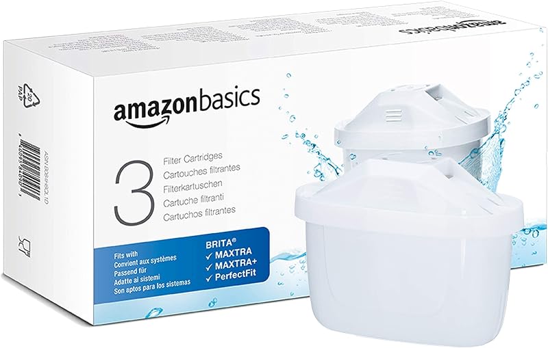 Cartuchos filtrantes de Agua, Aptos y compatibles con Todas Las BRITA Incl.PerfectFit & Jarras, 3 Unidad