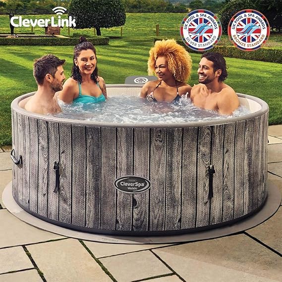 CleverSpa Waikiki Black Label 7 Person Hot Tub Clever Link Clever Spa