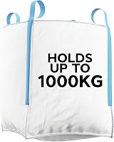 AP Automotive 5 Pack FIBC 1 Tonne Bulk Bag 85x85x85cm White Heavy Duty view 4