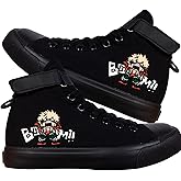 DHSPKN Mha Canvas Shoes Anime Deku Sneakers Izuku Todoroki Cosplay High-Top Shoes